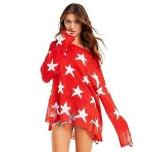 Seeing stars summer Lennon sweater Sz L